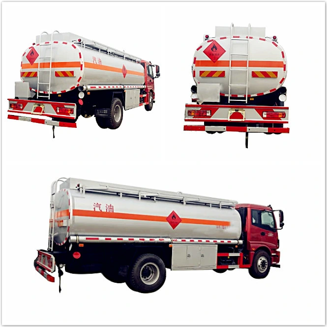 Foton 15000L Oil Tanker Truck 4*2 Fuel Delivery Tank Truck Petrol Diesel Delivery Tanker Trucks