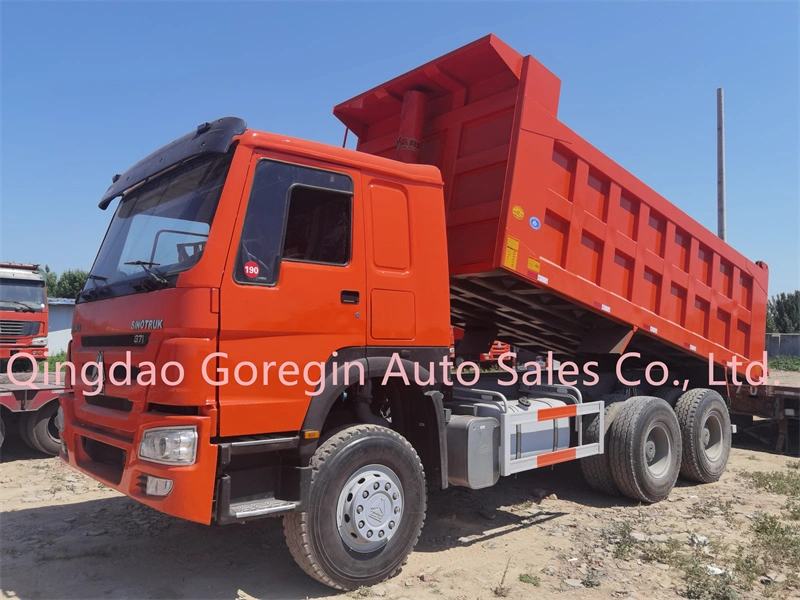 China Sinotruck HOWO Dayun Shacman 6X4 25t 10 Wheels 371HP 375HP 425HP Used Dump Truck Tipper Used for Mines, Construction, Transportation, Wharves