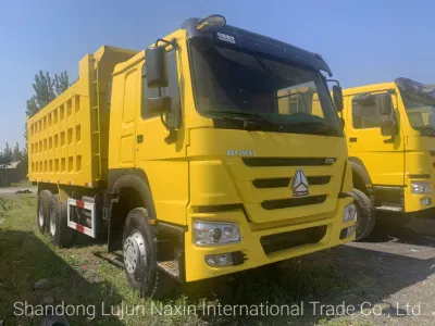 China Sinotruck HOWO Dayun Shacman 6X4 8X4 25t 30t 10/12 ruedas 371HP 375HP 425HP Camión volquete usado camión volquete