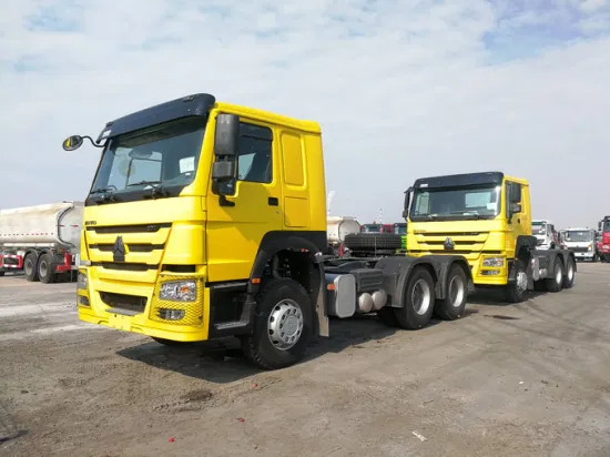 Sinotruk HOWO 6X4 400/430HP 10 ruedas Heavy Duty Prime Mover A7 H7 N7 8X4 Euro 2 Tri eje Dumper Volquete Shacman FAW Remolque de carga Tractor grande usado Camión principal