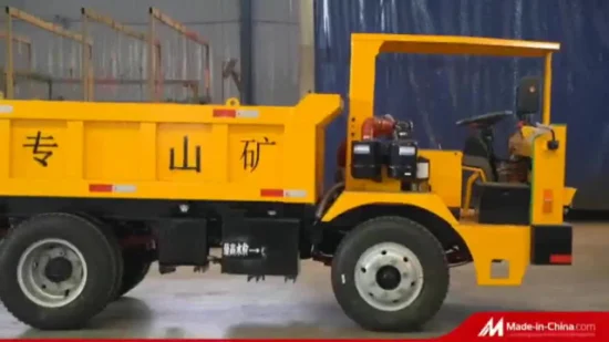 Camión volquete minero de alta calidad de 5 toneladas para vehículos especiales con rampa para equipos de minería, vehículos de eje